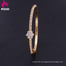 Art und Weise Twinkle weißes Zirconia Gold überzogenes Armband-Charme-Armband